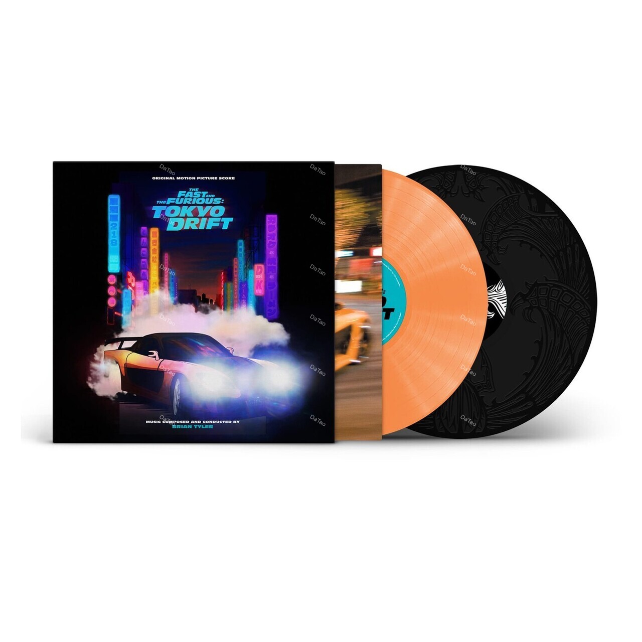 【全新限量橘黑彩膠2LP】玩命關頭The Fast And The Furious:東京甩尾Tokyo Drift/電影配樂