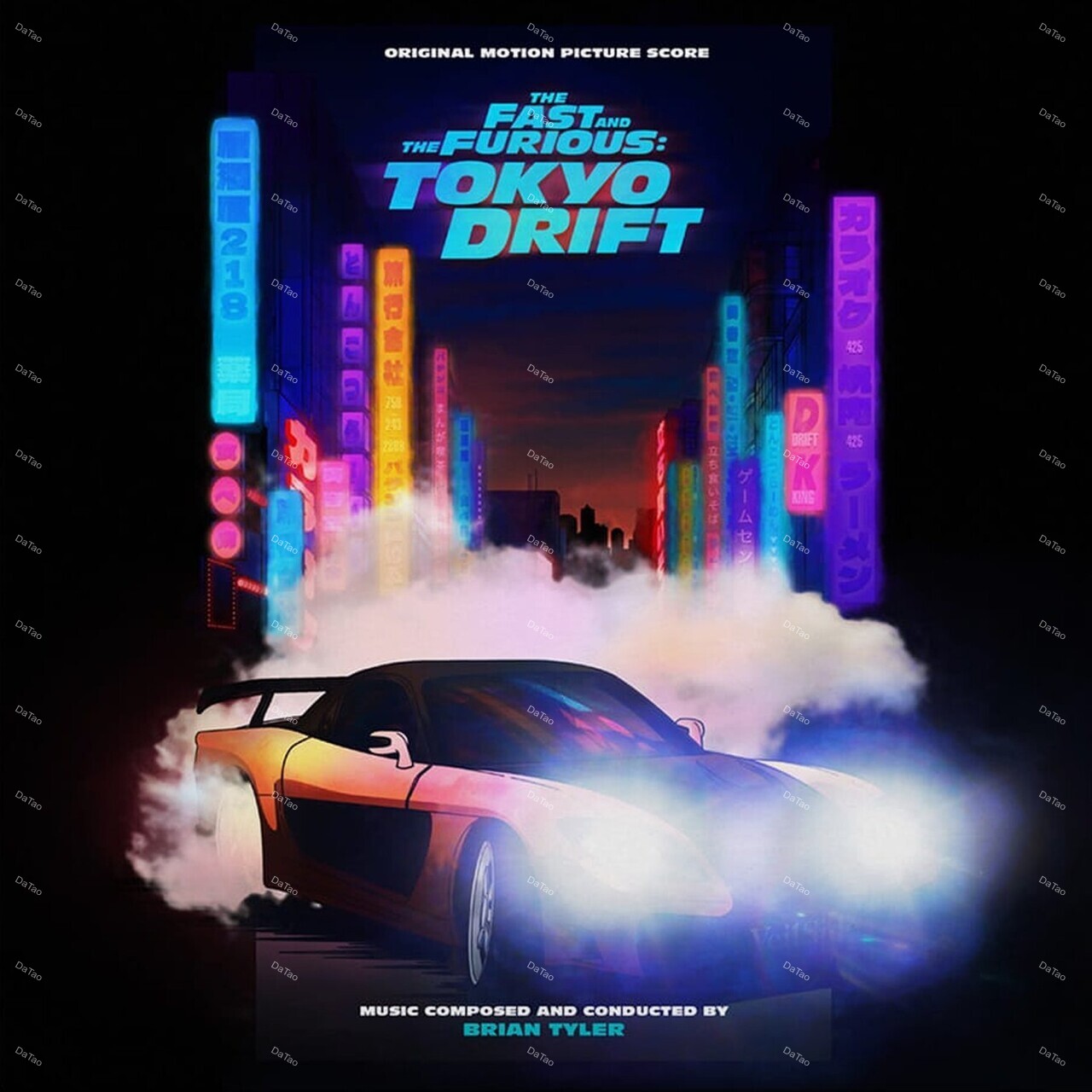 【全新限量橘黑彩膠2LP】玩命關頭The Fast And The Furious:東京甩尾Tokyo Drift/電影配樂：圖片 2
