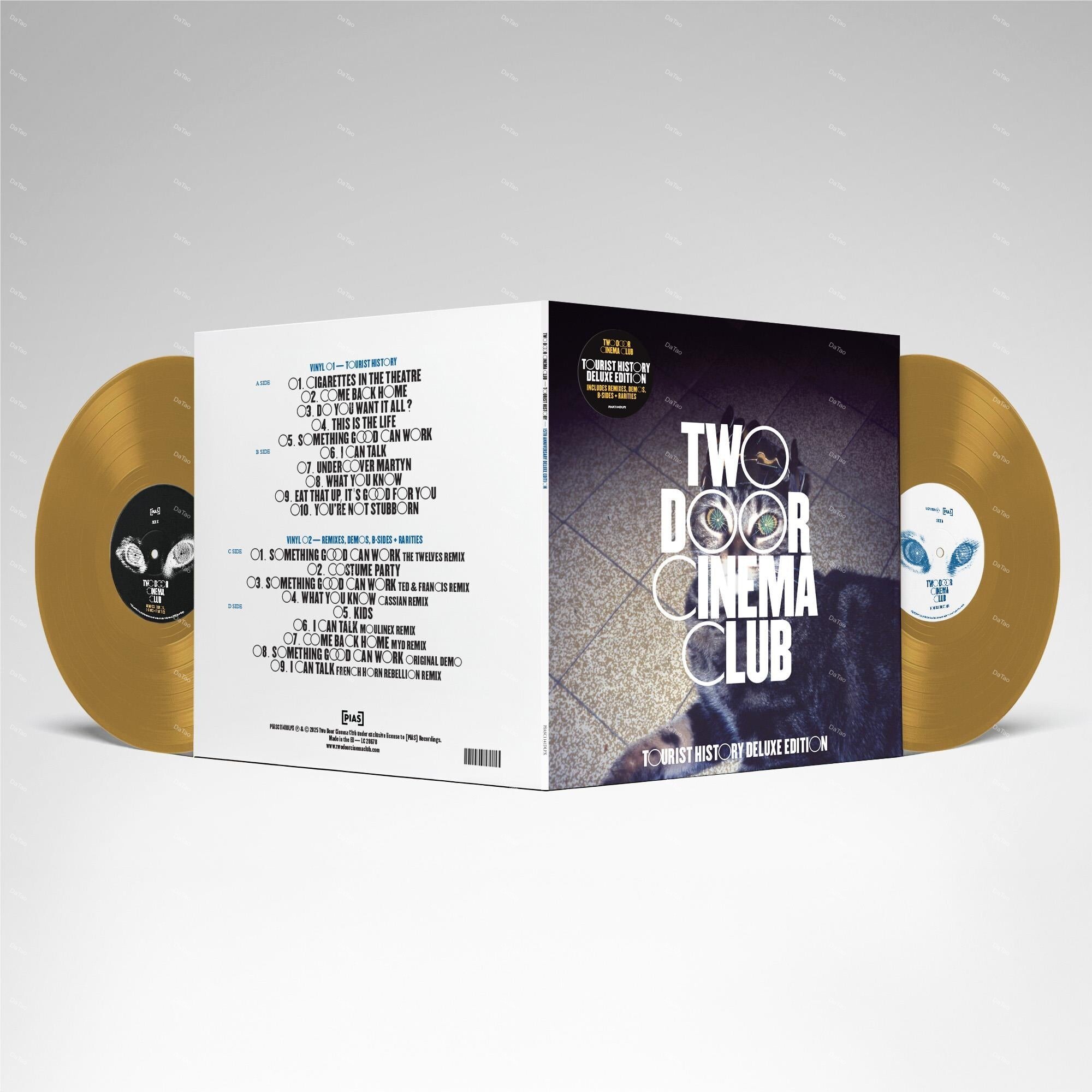 【全新金彩膠2LP】Two Door Cinema Club - Tourist History/Deluxe