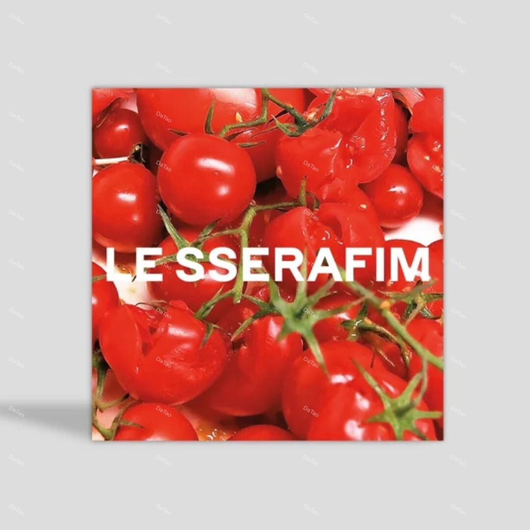 【全新限量紅色彩膠單曲】Le Sserafim - SPAGHETTI/第一張單曲專輯:圖片 2