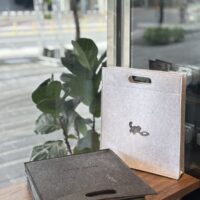 【DATAO】毛氈布唱片提袋 可裝10張唱片 可當筆電 平板包 購物袋 兩側帶勾環