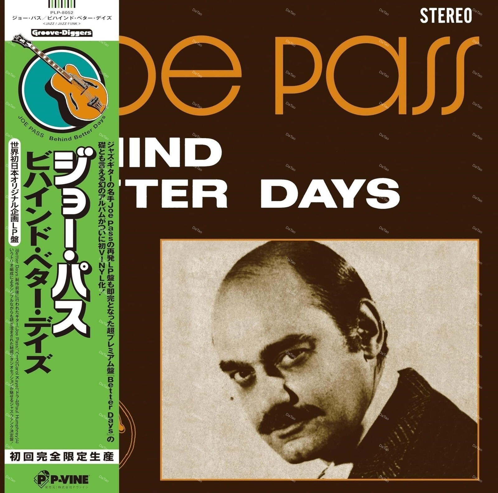 【全新限量黑膠】喬帕斯 Joe Pass - Behind Better Days/PLP-8052/P-Vine