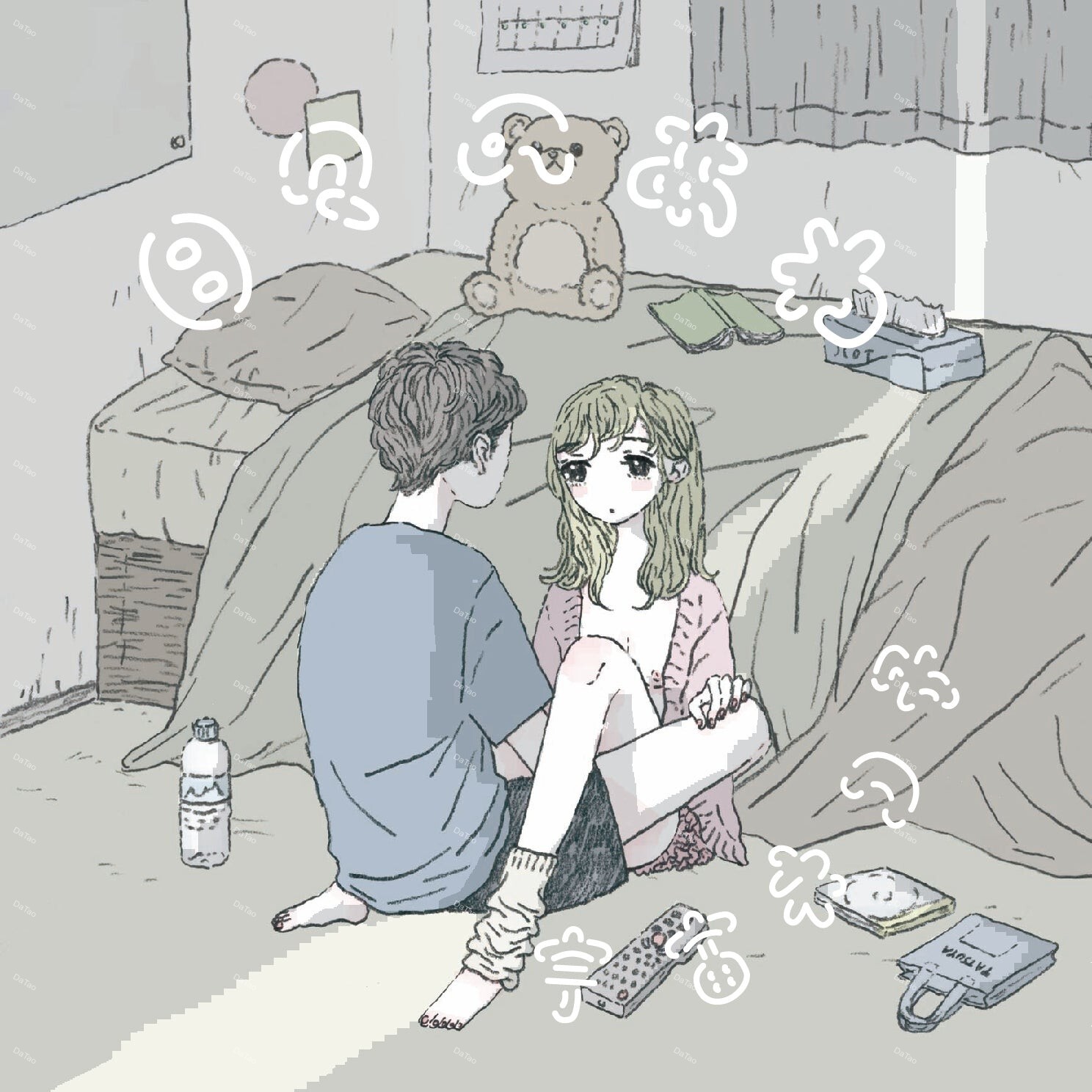 【全新限量粉彩膠】宇宙ネコ子 Uchu Nekoko - 日々のあわ HIBI NO AWA/PLP-7671CP:圖片 2