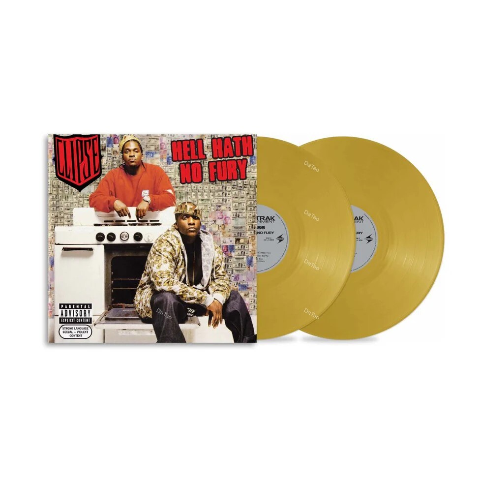 【全新金色彩膠2LP】雙彈夾樂團 Clipse-Hell Hath No Fury:圖片 2