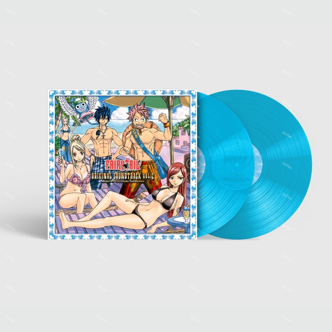 【預購】【全新天空藍彩膠2LP】高梨康治 - 魔導少年 FAIRY TAIL 動畫原聲帶 Vol.2:圖片 2