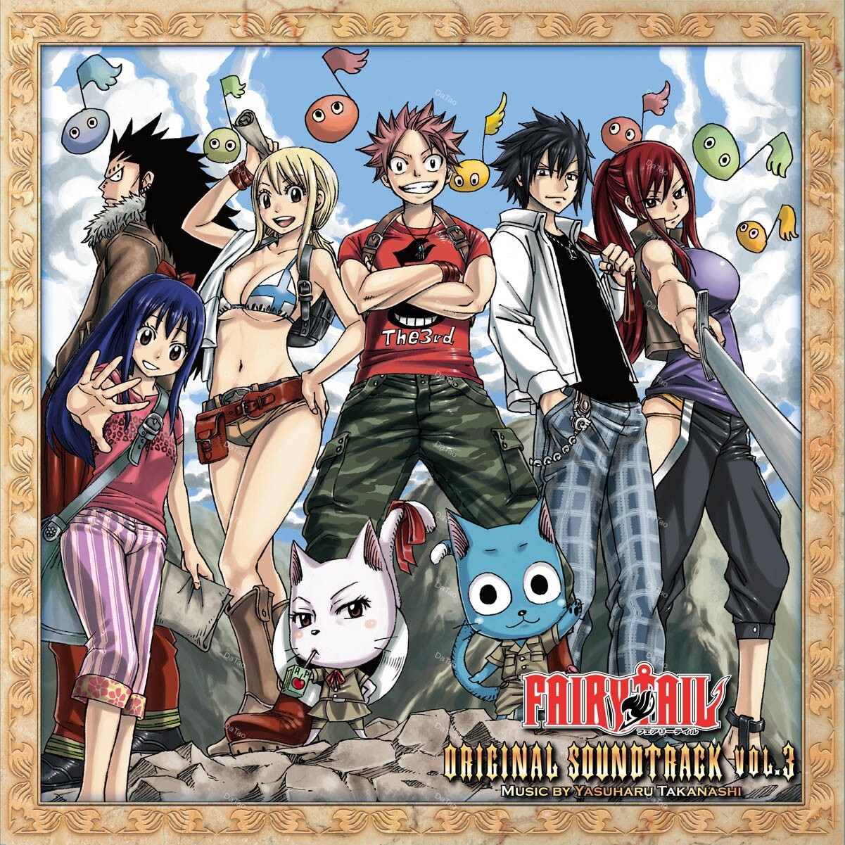 【預購】【全新透明黃彩膠】高梨康治Yasuharu Takanashi-FAIRY TAIL OST Vol.3/PONY CANYON/PCJG-00018