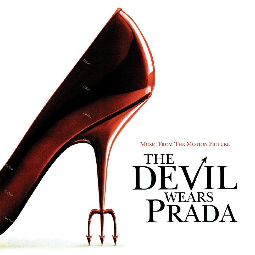 【預購】【全新紅白窩紋彩膠】穿著Prada的惡魔 The Devil Wears Prada/20週年紀念版/電影原聲帶:圖片 2