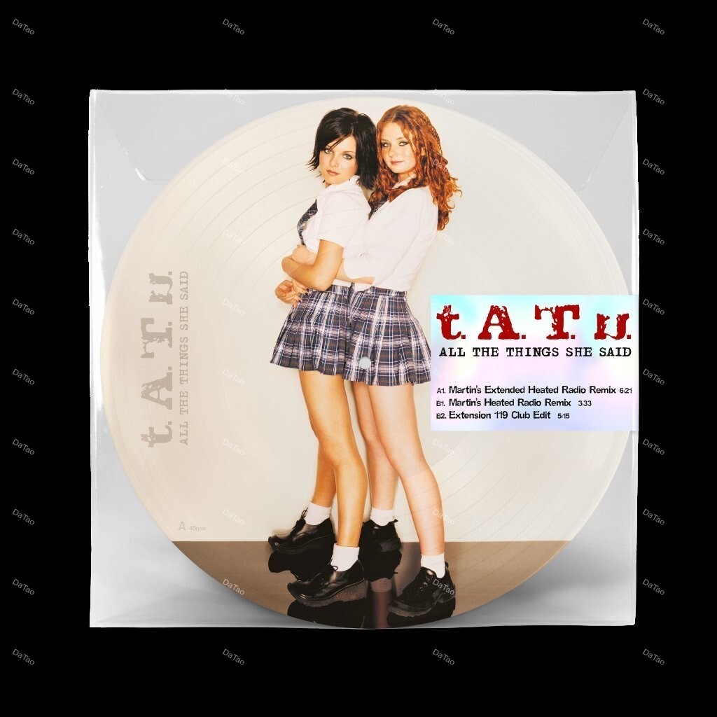 【全新限量圖片膠45轉單曲】t.A.T.u. - All The Things She Said/8853659:圖片 2