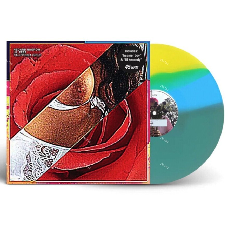 【全新混色彩膠45轉EP】利爾皮普 Lil Peep - California Girls/九週年/LILP06