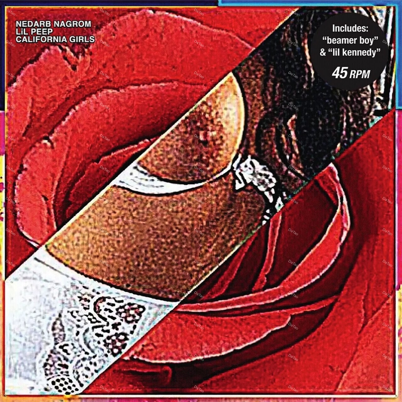 【全新混色彩膠45轉EP】利爾皮普 Lil Peep - California Girls/九週年/LILP06：圖片 2