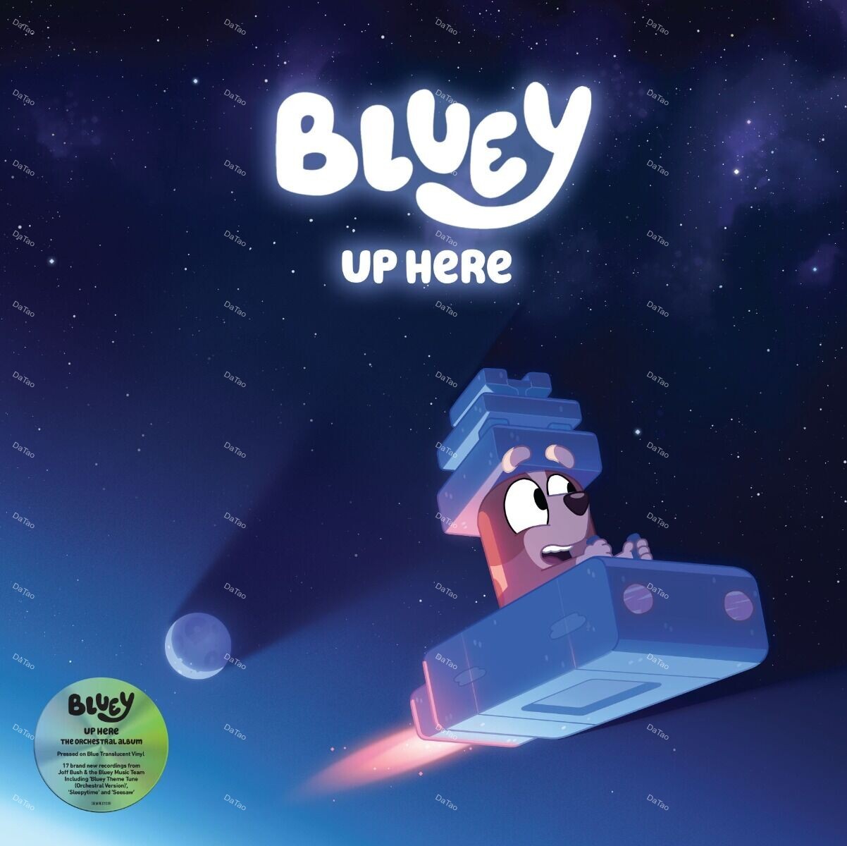 【全新透藍彩膠】Up Here/動畫原聲帶/The Bluey Music Team/Joff Bush:圖片 2