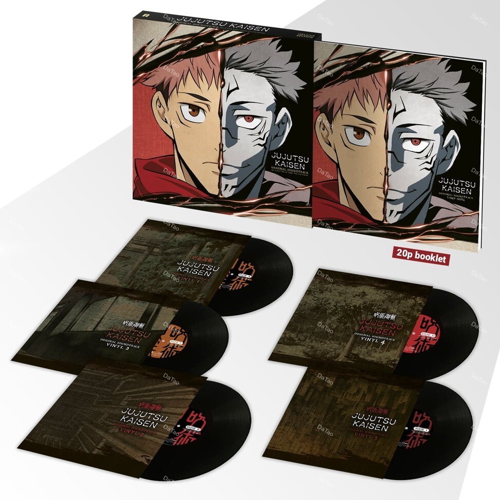 【全新黑膠5LP盒裝】咒術迴戰 Jujutsu Kaisen/動畫原聲帶/Deluxe/ANIM0018:圖片 2