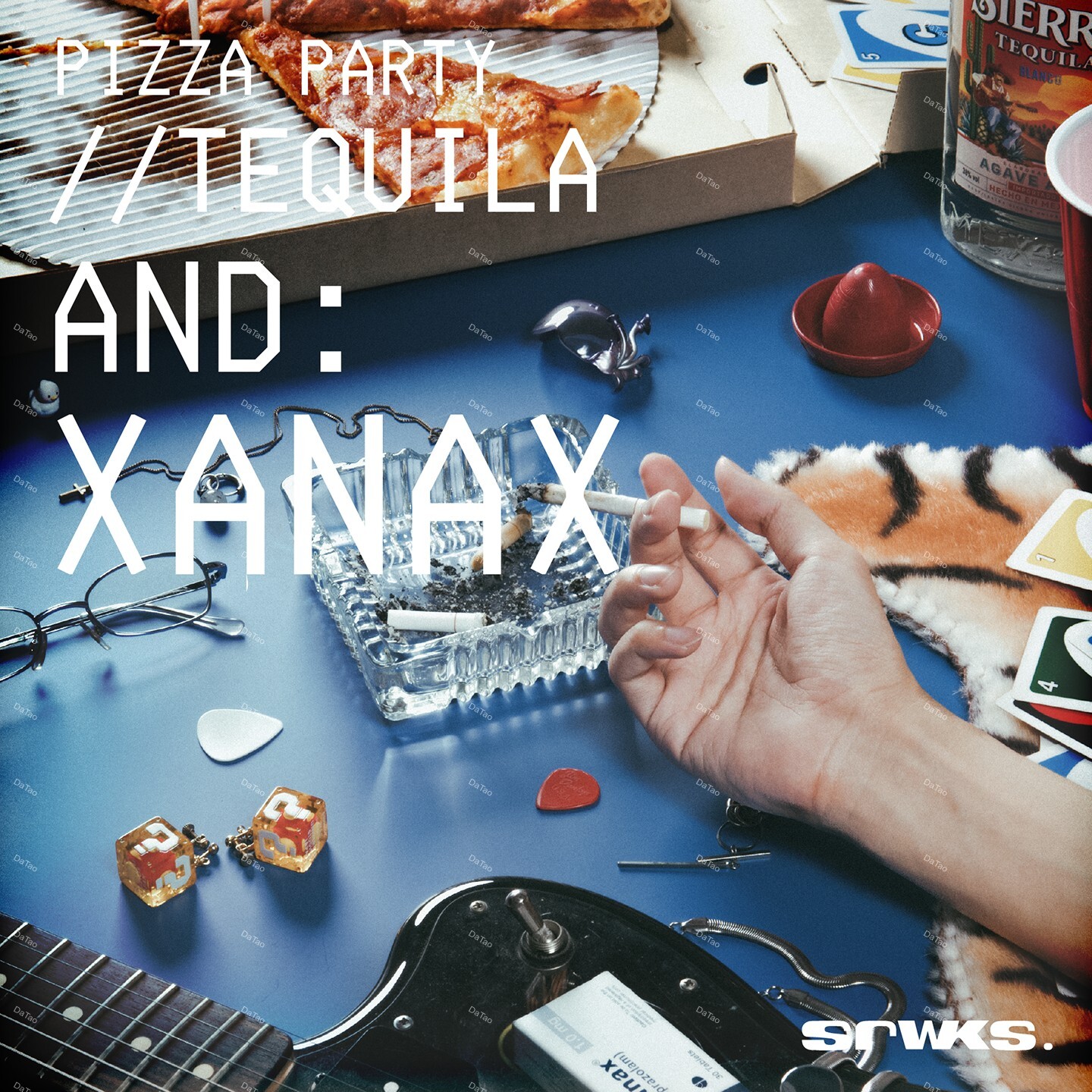 【全新藍彩膠】srwks. - Pizza Party, Tequila and Xanax/PLP-8296CB:圖片 2