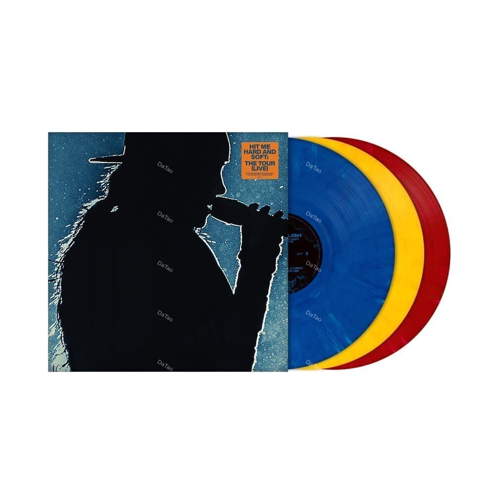 【全新限量藍黃紅彩膠3LP】Billie Eilish-HIT ME HARD AND SOFT: The Tour…