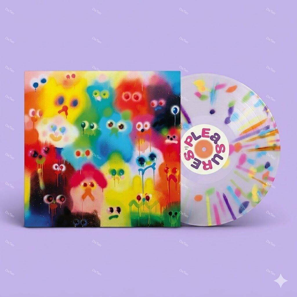 【全新限量透白潑濺彩膠45轉】ADOY - PLEASURES/Earthtone Edition/典藏手寫編號