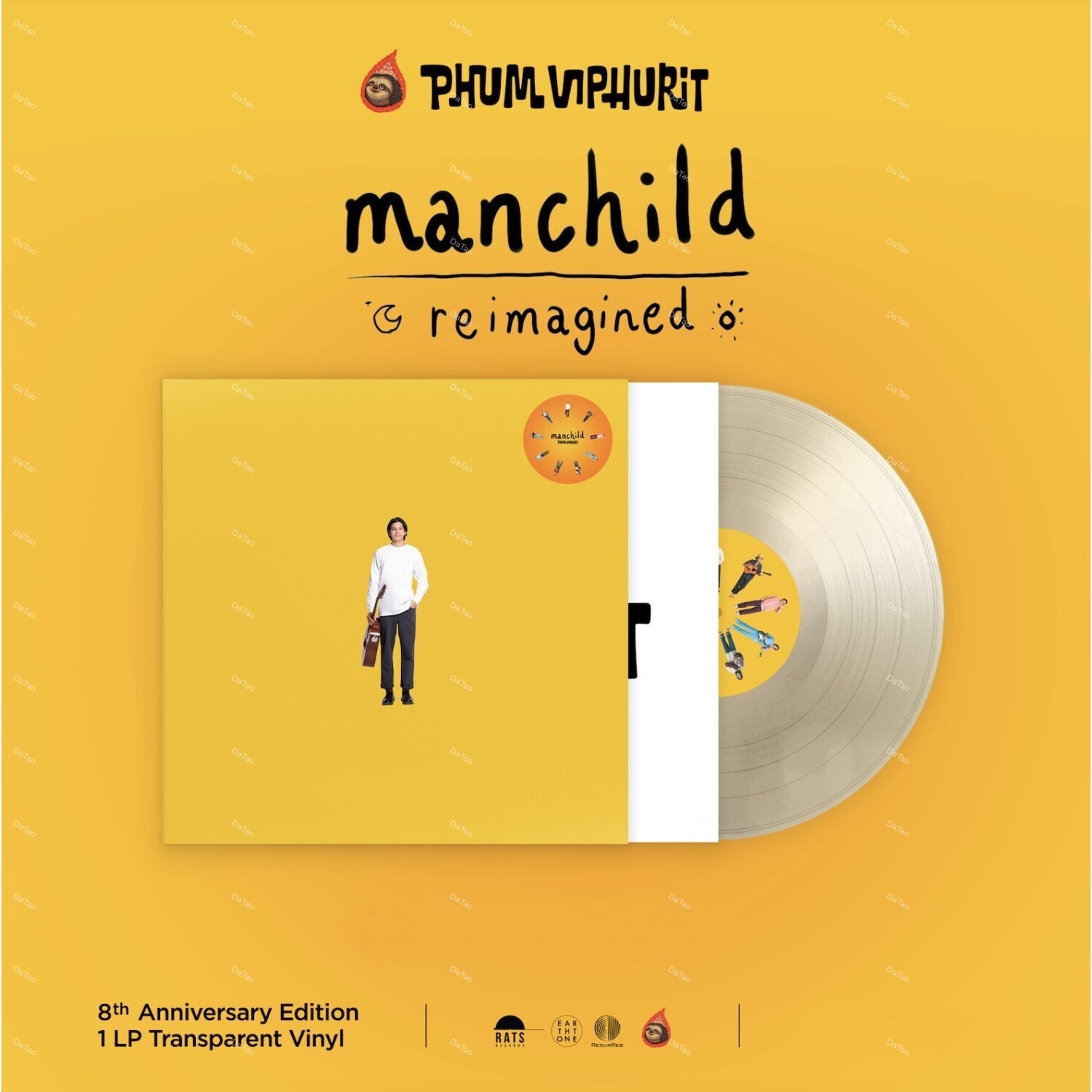 【全新透明膠】Phum Viphurit - Manchild/8週年紀念版/ET-73/Earthtone