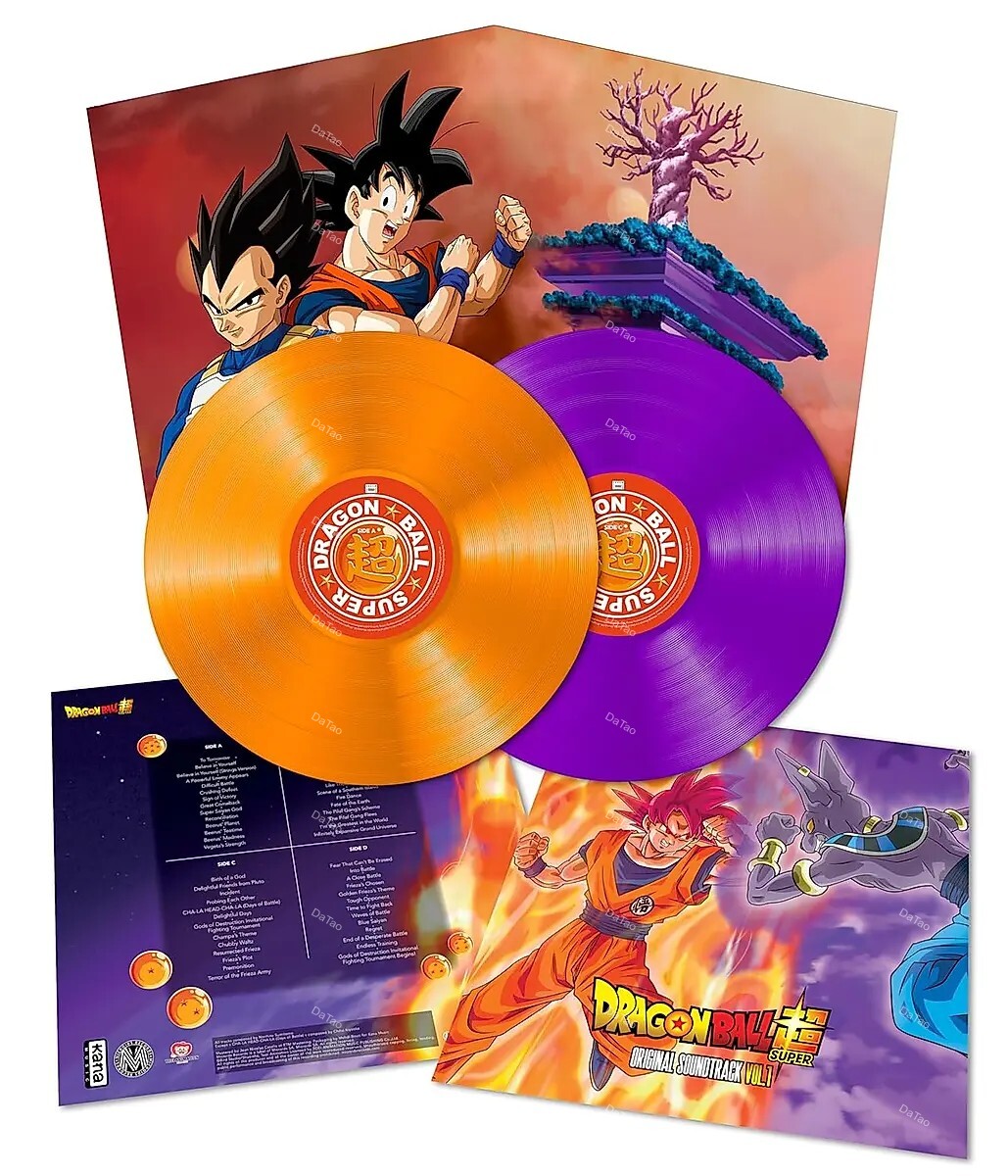 【全新橘&紫彩膠2LP】七龍珠超 第1輯 Dragon Ball Super Vol. 1/動畫原聲帶/DV12826：圖片 3