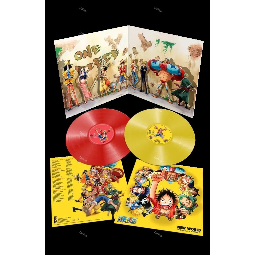 【全新限量黃&紅彩膠2LP】航海王：新世界 One Piece: New World/動畫原聲帶：圖片 3