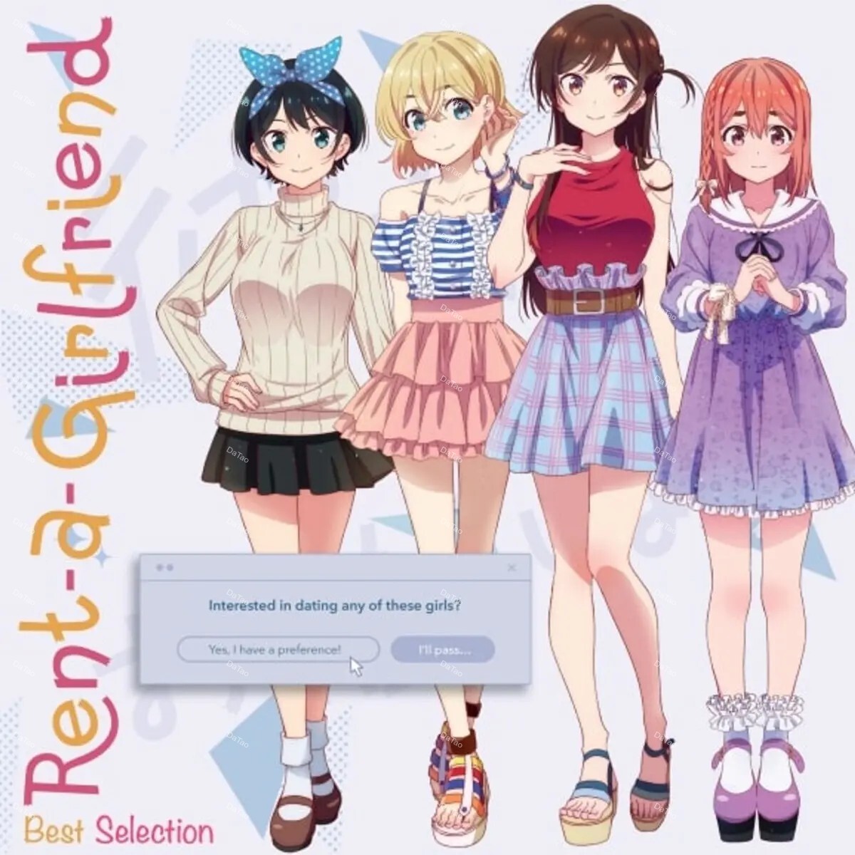 【全新限量粉彩膠】出租女友 Rent-a-Girlfriend Best Selection/動畫原聲帶精選：圖片 2