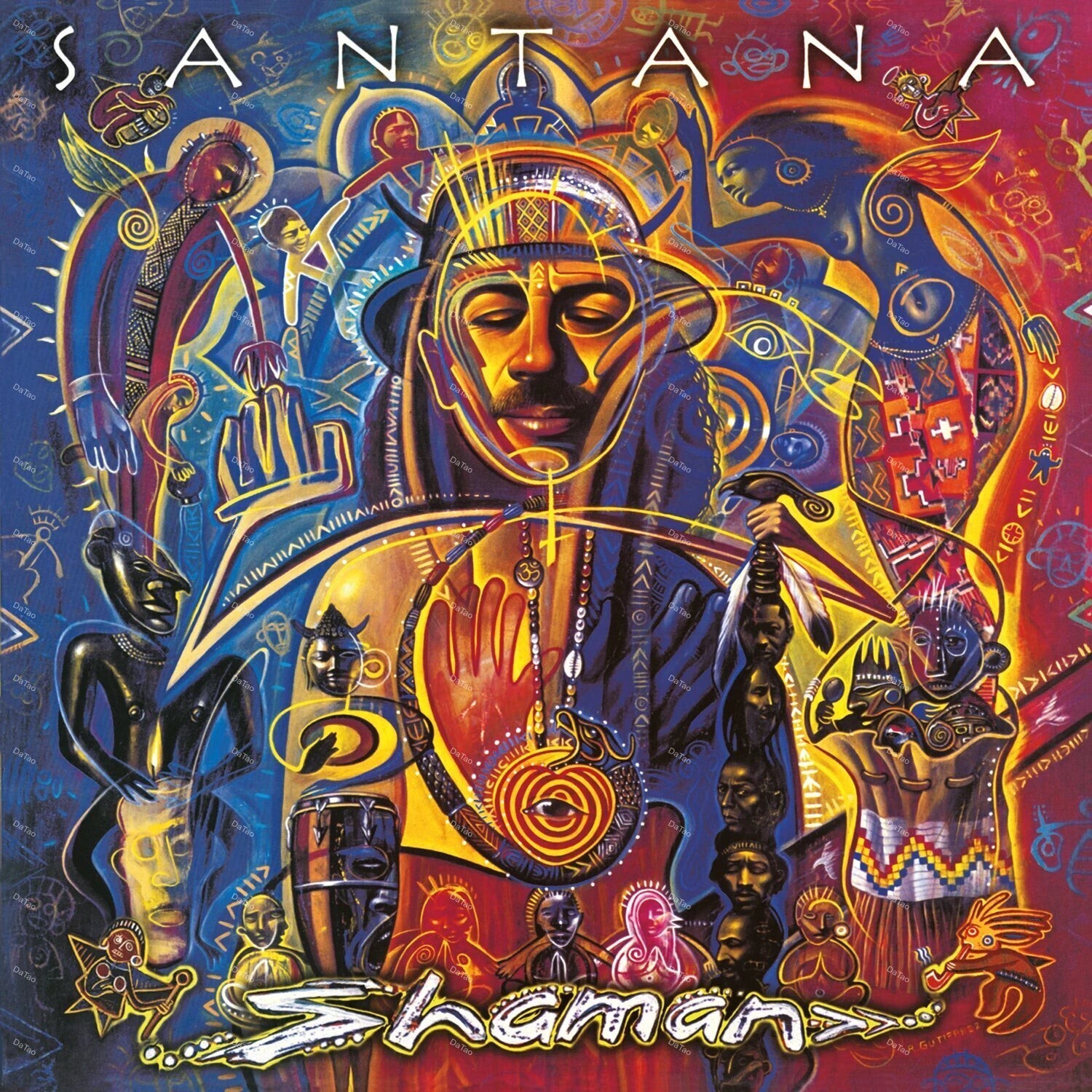 【全新限量黃橘石紋彩膠2LP】山塔那 Santana-魔法師 Shaman/180g/典藏編號/MOVLP3599:圖片 2