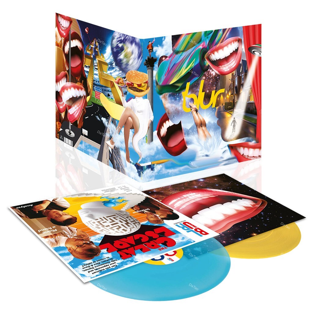 【全新限量黃&藍彩膠2LP】布勒合唱團 Blur - 大逃亡 The Great Escape/30週年