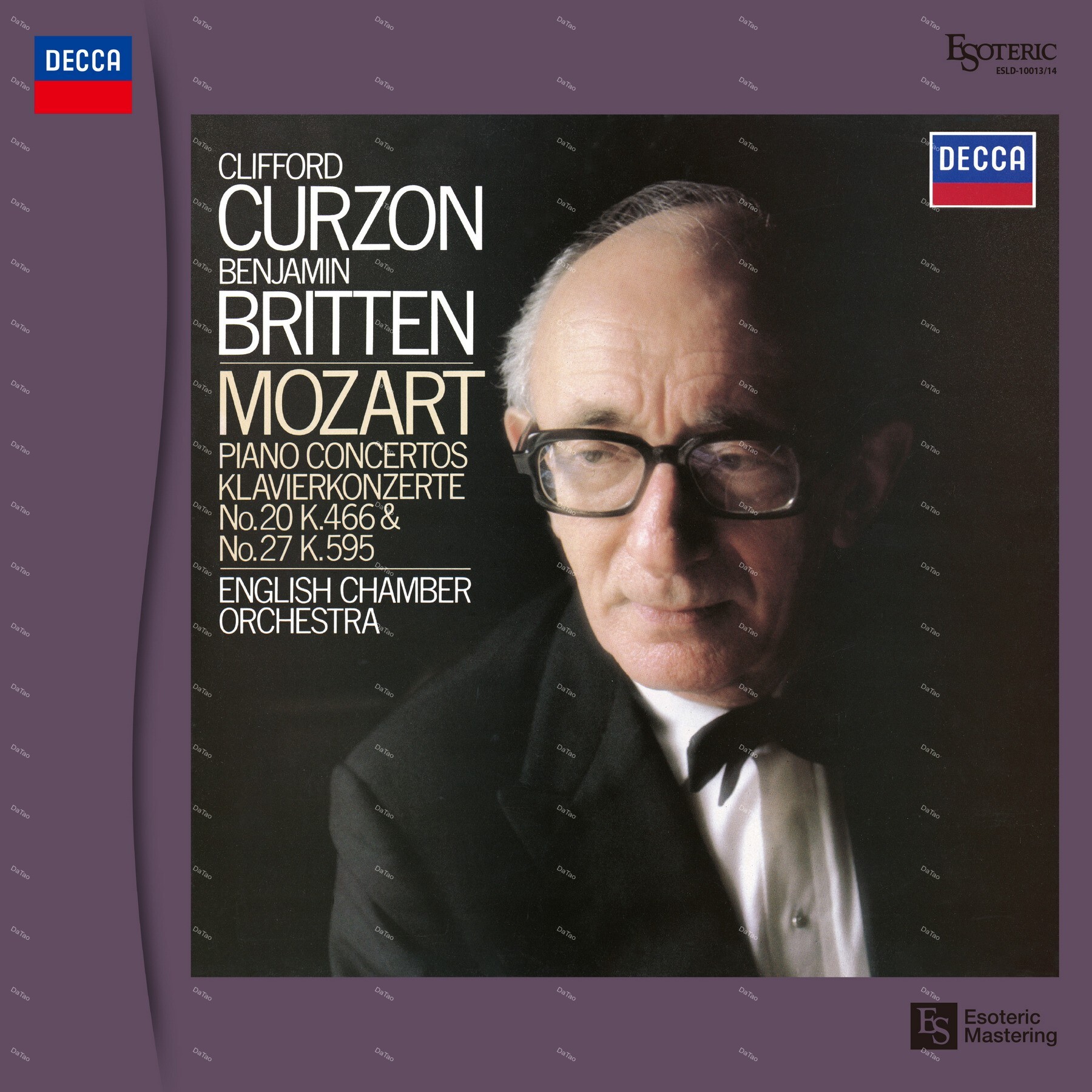 【全新黑膠2LP】Clifford Curzon-Mozart:Piano Concertos No.20, No.27