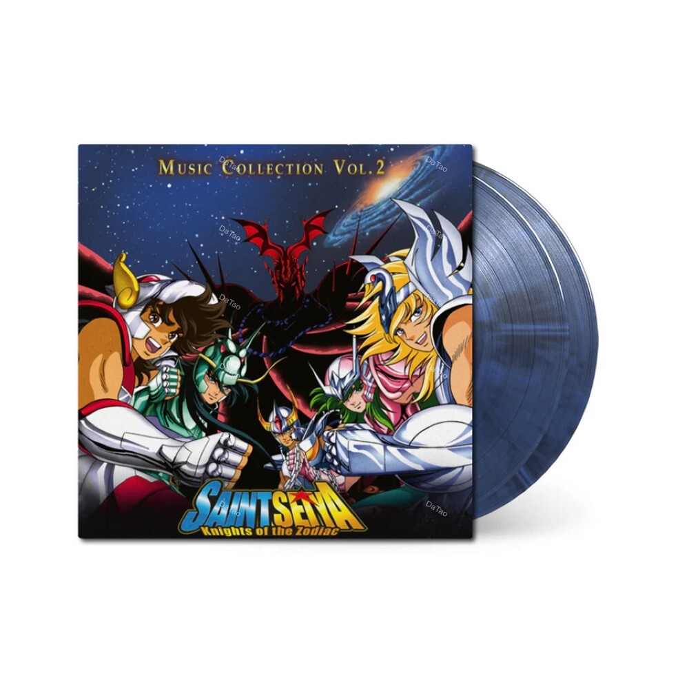 【全新限量藍石紋彩膠2LP】聖鬥士星矢：黃道十二宮戰士 第二輯 Saint Seiya: Knights…Vol.2