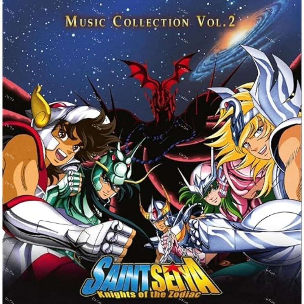 【全新限量藍石紋彩膠2LP】聖鬥士星矢：黃道十二宮戰士 第二輯 Saint Seiya: Knights…Vol.2：圖片 2
