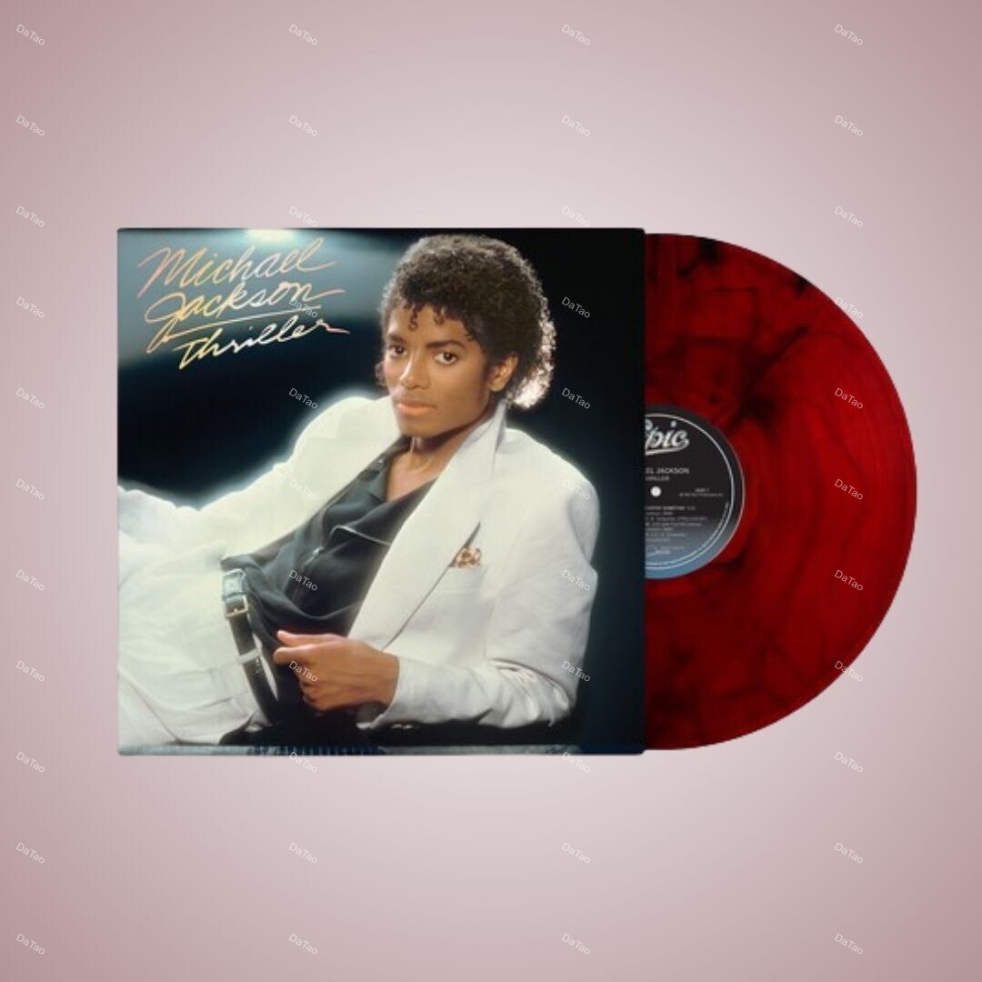 【預購】【全新限量紅黑大理石紋彩膠】麥可傑克森 Michael Jackson - 顫慄 Thriller