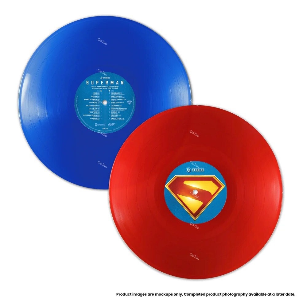 【全新紅&藍彩膠2LP】超人Superman/電影原聲帶/David Fleming/John Murphy:圖片 2