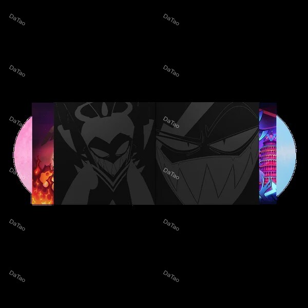 【預購】【全新限量粉紅&粉藍石紋彩膠2LP】地獄旅館 Hazbin Hotel: Season 1 & 2/動畫原聲帶：圖片 2