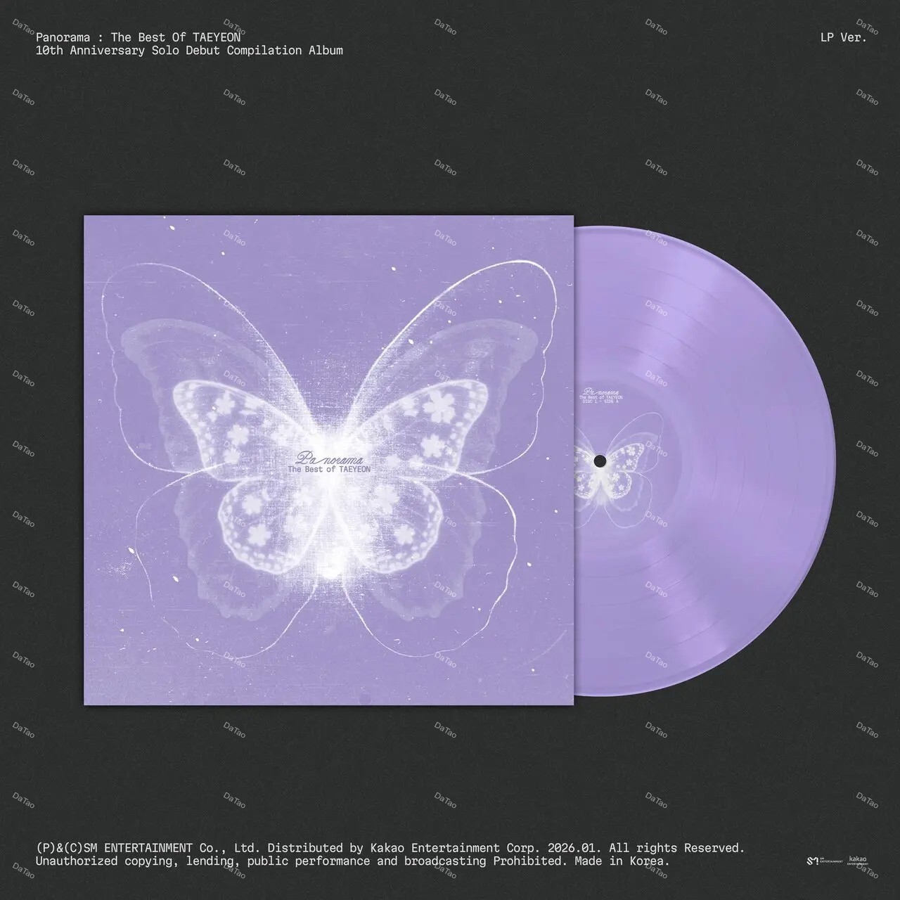 【全新紫彩膠2LP】太妍 TAEYEON-Panorama : The Best of TAEYEON