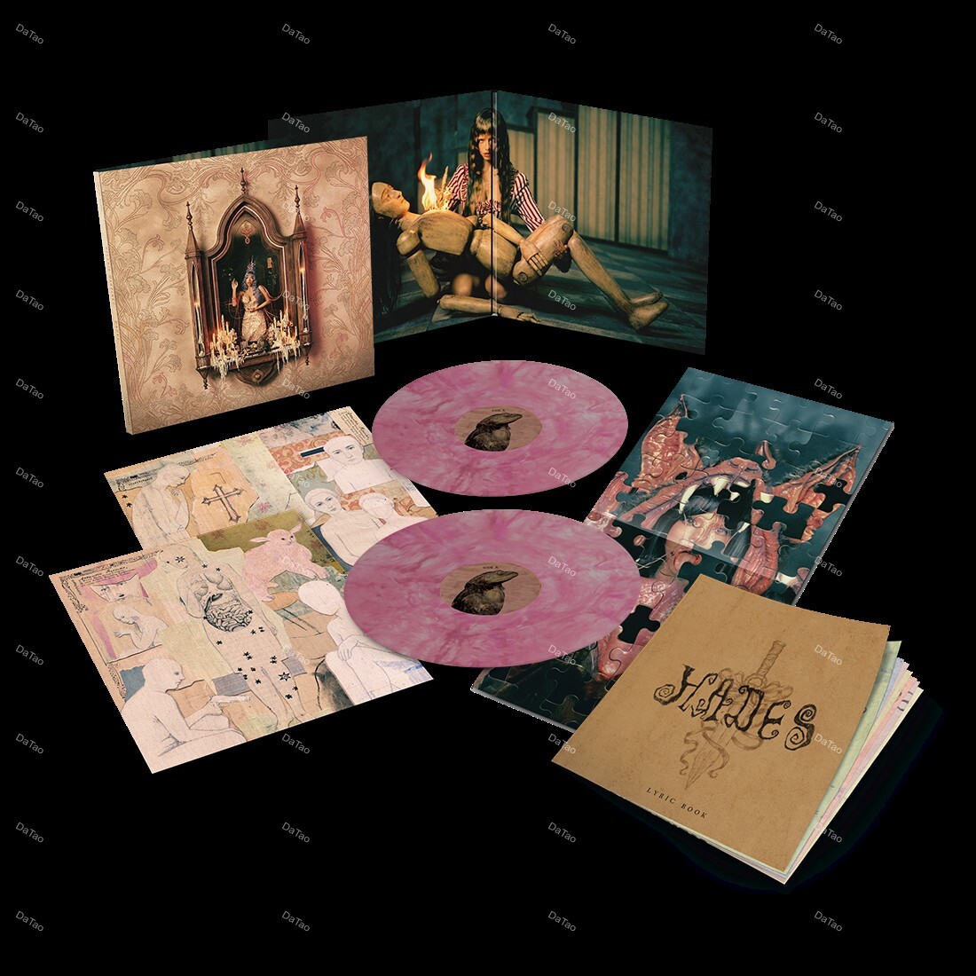 【全新限量粉石紋彩膠2LP】梅蘭妮瑪汀妮 Melanie Martinez - 黑帝斯 Hades:圖片 3