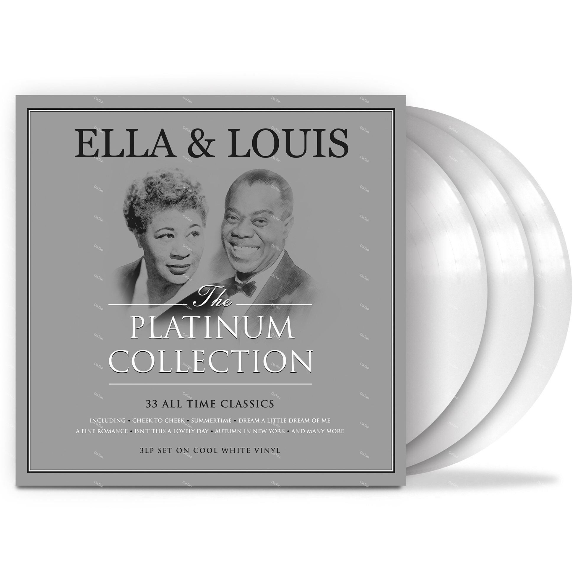【全新白彩膠3LP】Ella Fitzgerald & Louis Armstrong-The Platinum…