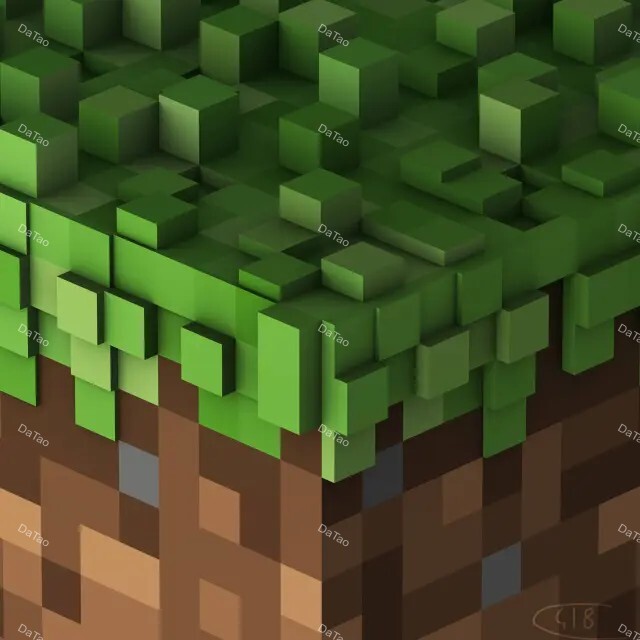 【全新透綠彩膠】麥塊 Minecraft Volume Alpha/電玩原聲帶/C418/GI-243 LP:圖片 2