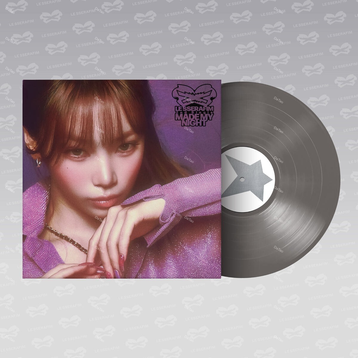 【預購】【全新限量銀彩膠45轉單曲】LE SSERAFIM - Made My Night/金采源 Chaewon/單曲二輯