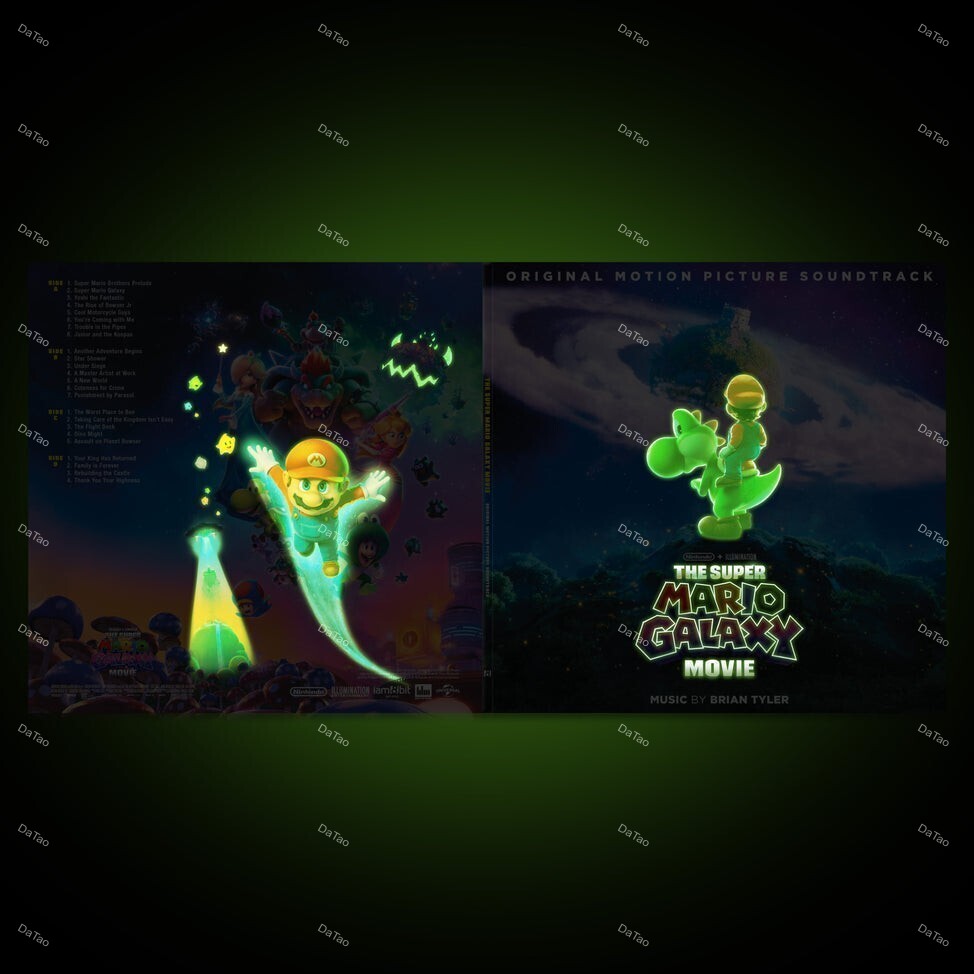 【全新黃色彩膠2LP】超級瑪利歐銀河電影版 The Super Mario Galaxy Movie/原聲帶:圖片 2