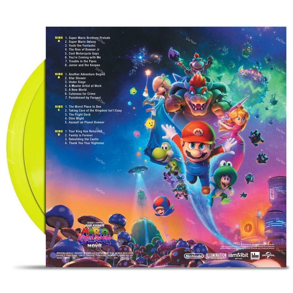 【全新黃色彩膠2LP】超級瑪利歐銀河電影版 The Super Mario Galaxy Movie/原聲帶:圖片 3