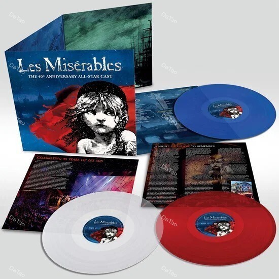 【預購】【全新限量藍&透明&紅彩膠3LP】悲慘世界 Les Miserables/音樂劇原聲帶/40週年:圖片 2