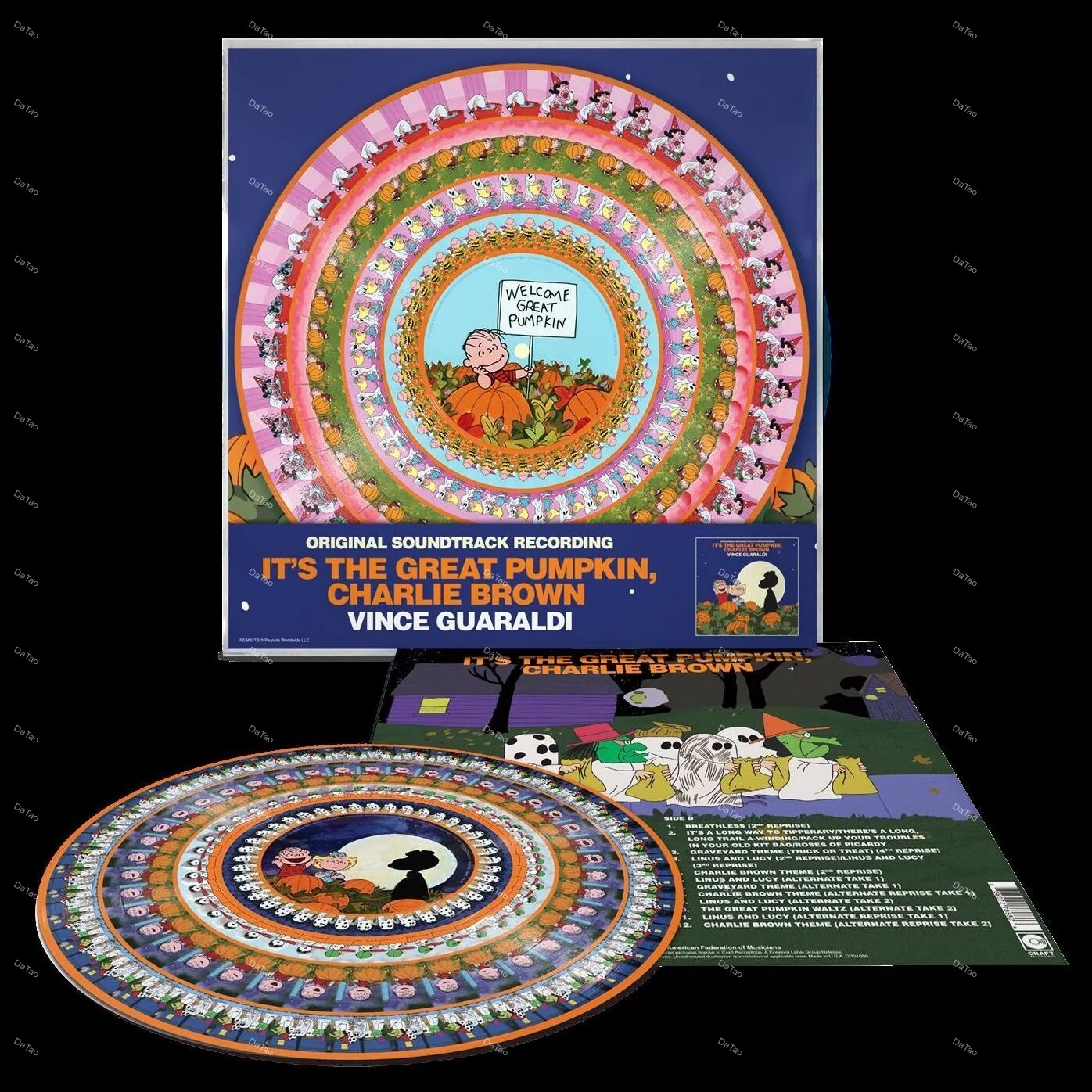 【全新動態圖膠45轉】查理布朗的大南瓜 It's The Great Pumpkin, Charlie Brown:圖片 2