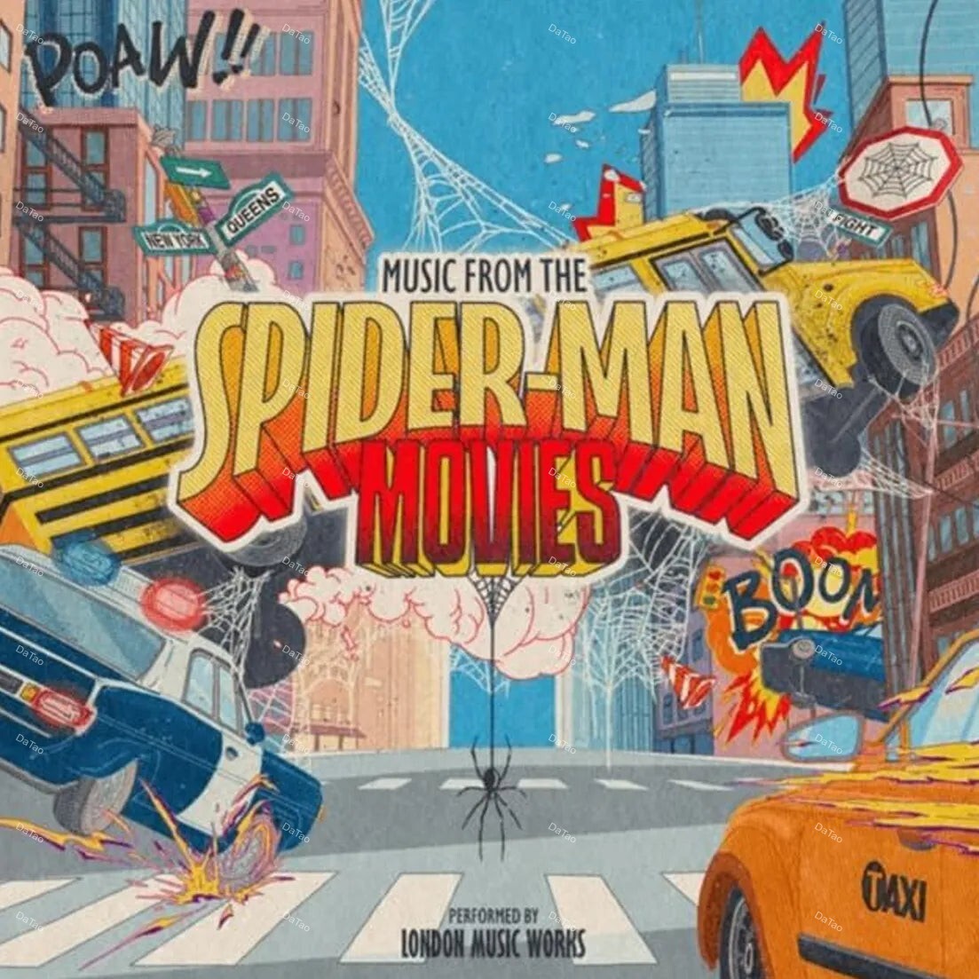 【全新紅石紋彩膠】Music From Spider-Man/電影原聲帶配樂/蜘蛛人/倫敦音樂作品交響樂團:圖片 2