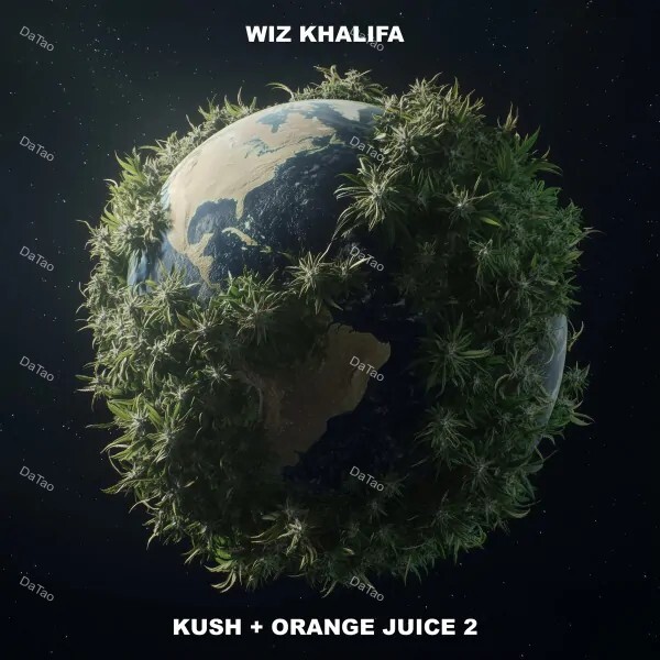 【全新限量金漩渦彩膠2LP】威茲哈利法 Wiz Khalifa - Kush + Orange Juice 2:圖片 2