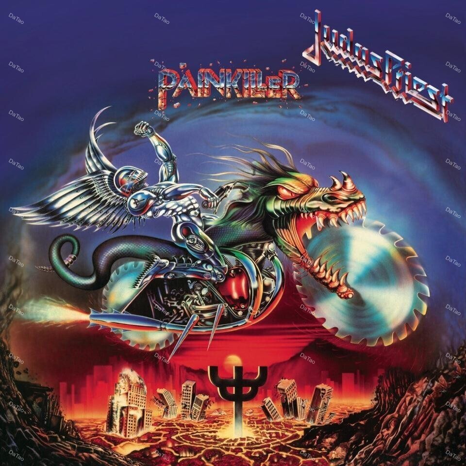 【全新限量藍白石紋彩膠】猶太祭師 Judas Priest - 止痛劑 PAINKILLER/19802916421:圖片 2