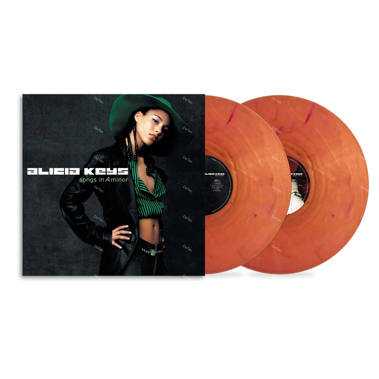 【全新橘石紋彩膠2LP】艾莉西亞凱斯 Alicia Keys - Songs In A Minor/25週年