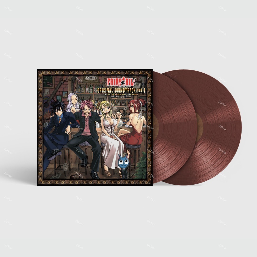 【全新棕色彩膠2LP】高梨康治 - 魔導少年 FAIRY TAIL 動畫原聲帶 Vol.1:圖片 2