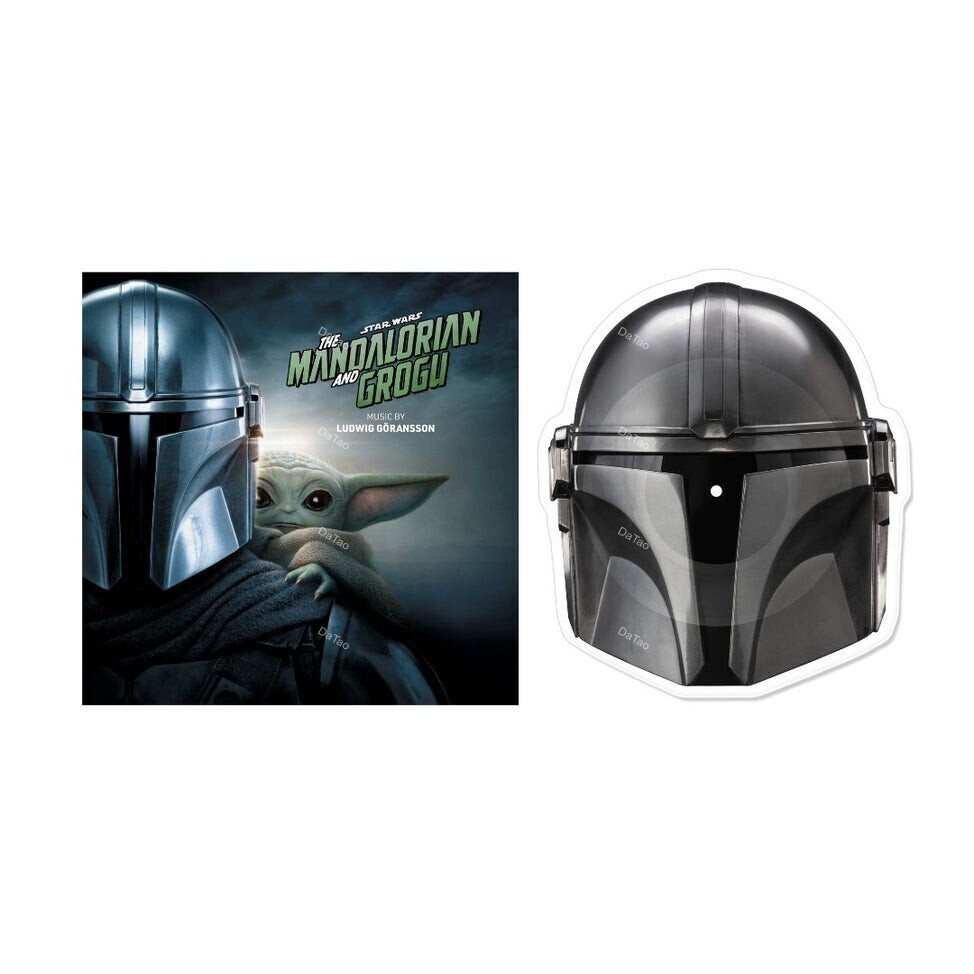 【全新10吋造型圖片膠】曼達洛人與古古 Star Wars: The Mandalorian and Grogu